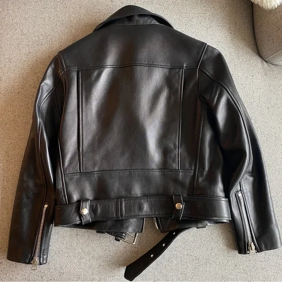 Acne Studios Biker Leather Jacket - Picture 4 of 6